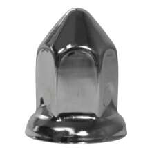 Capuchones cromados Metalicos Unemont Tracto Camion entrada a Presion 20 Piezas - Plateado - Ver 2