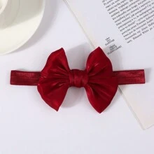 Conjunto de Faixa para Bebê, inclui 1 faixa com laço e 1 par de meias antiderrapantes com laço em formato de coração para bebês aprendendo a andar