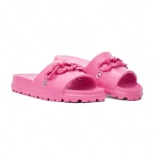 EVVA HIT Women Flip-Flops - Hot Pink - View 2