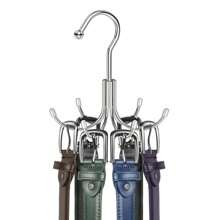 1pc Multifunctional Rotating Hook Hanger For Clothes, Belts, Ties, Bags Storage - Multicolor - View 13