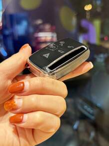 1pc TPU Material Key Shell Designed For Special Car Model - Suitable For Land Rover Range Rover Velar/Defender/Discovery 2- 5 Button Car Key Protective Cover