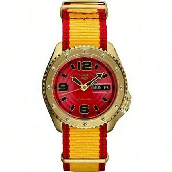Seiko 5 Sports Automatic Red Men's Watch - SRPF24K1 X Animation Joint Name