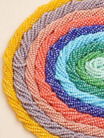 1pc 2mm Abacus Shaped Crystal Glass Bead For DIY Bracelet/Necklace Jewelry Making