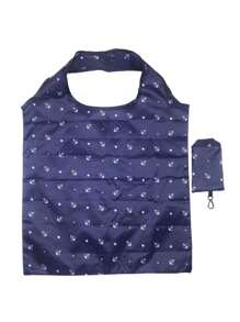 1pc Reusable Shopping Tote Shopping , Large Capacity Polyester Portable Folding For Travel ,Makeup ,Cosmetic ,Vacation Organizer,Large Capacity Makeup Organizer Makeup Case, For Lipstick, Brush, Skincare, Mobile Phone, Coin, Small Items, For Home,Gift,Vacation And Festival Halloween Christmas Multifunctional Use,Boho Vibes