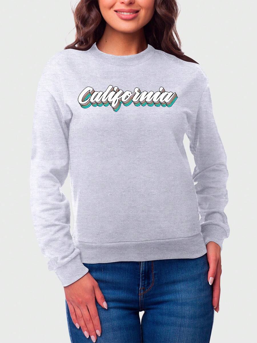 Women Sweatshirts - Màu Xám nhạt - Xem 1