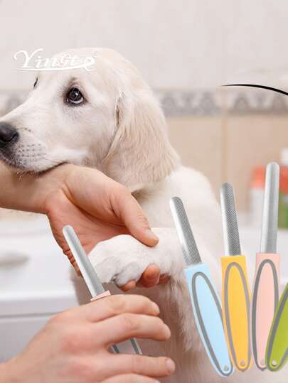 Limador de unha de cachorro e gato para cachorros para limar unhas sem estresse, ajustável e elétrico para cuidados com as unhas do animal, acessórios para pet shop - Aparador de unha para animais de estimação