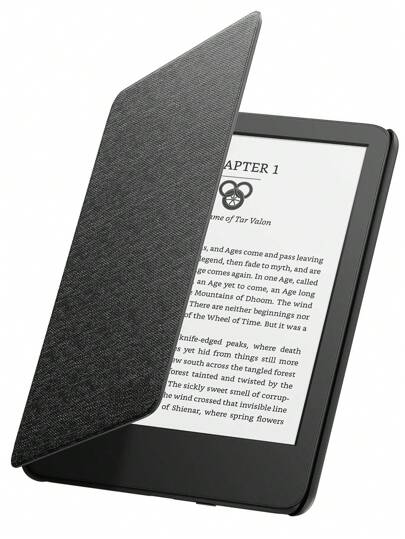 Case For Kindle Paperwhite & Kindle Paperwhite Signature Edition Slim Fabric Cover, Lightweight PU Leather Smart Cover With Auto Sleep/Wake For Paperwhite E-Reader