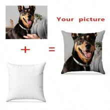 1PC Custom Cushion Cover,DIY Customized Throw Pillow Home Decorative,Wedding Gift ,Birthday Present,Anniversary Gift,Pet ,Digital Printed Pillow Cover,Chic Autumn,Kids,Customized Kids Pillows - Multicolor - View 1