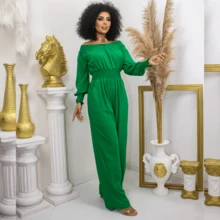 Women Jumpsuits - màu xanh lá - Xem 4