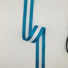 5 Meters 38mm Colorful Stripe Polyester Webbing Ribbon Band Outdoor Backpack Bag Strap Belt Tapes DIY Sewing Clothing Accessories