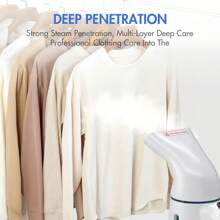 1pc PANCERKA Handheld Garment Steamer, Steamer For Clothes, Portable Fabric Steamer, 30-Second Fast Heat-Up, Home Ironing Machine, Powerful Travel Steamer, Suitable For Travel And Home Use Fast Heating, Best Gift For Friends - UK Plug(220-240V) - View 5