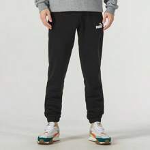 Puma 男士 2026 新款舒适保暖内衬训练运动裤休闲锥形裤 678450 - 黑色 - 查看 1