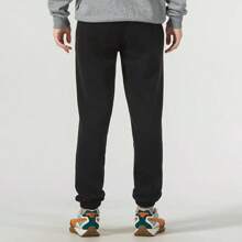 Puma 男士 2026 新款舒适保暖内衬训练运动裤休闲锥形裤 678450 - 黑色 - 查看 3