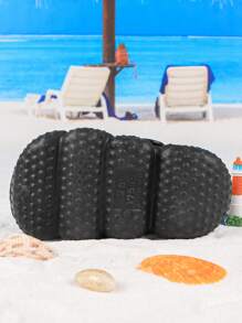 Children's Summer Clogs, Luminous Flowers, Unisex - Black - View 8