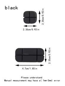 1pc New Cross-Shaped Self-Adhesive Cable Organizer, Desk/Makeup Table Charger Cable Holder - Multicolor - View 5