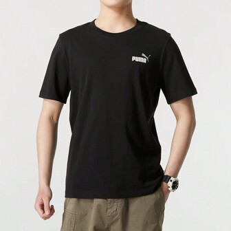 Puma彪馬男裝上衣2024新款舒適訓練運動休閒圓領短袖T卹682144