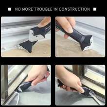 5/6/9pcs Grouting Tool Set, Including Grout Scrapers, Sealant Smoothing Brushes, Plastic Spatulas, For Tile Installation