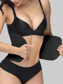 Entrenador de cintura para grasa abdominal, faja y cinturón para los abdominales, corsé moldeador Fajas para mujer, moldeador de abdomen inferior y soporte para ejercicios - Negro - Ver 4