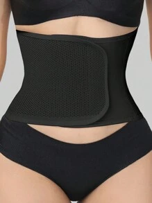 Entrenador de cintura para grasa abdominal, faja y cinturón para los abdominales, corsé moldeador Fajas para mujer, moldeador de abdomen inferior y soporte para ejercicios - Negro - Ver 1