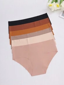 6入組女款無痕透氣舒適時尚內衣 - 彩色 - 查看 3