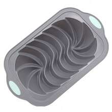 1pc Rectangle Cake Mold 3D Cake Mold Baking Loaf Tool Pastry Baking, Silicone Toast Cake Tray With Steel Ring, Cake Bread Baking Molds - Multicolor - View 12