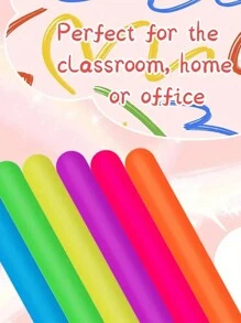 Colorful Visual Sensory Stress Relief TPR Soft Rubber Noodle Elastic Rope Toy DIY Venting Stress Relief Pulling Noodle, Random Color - Multicolor - View 2