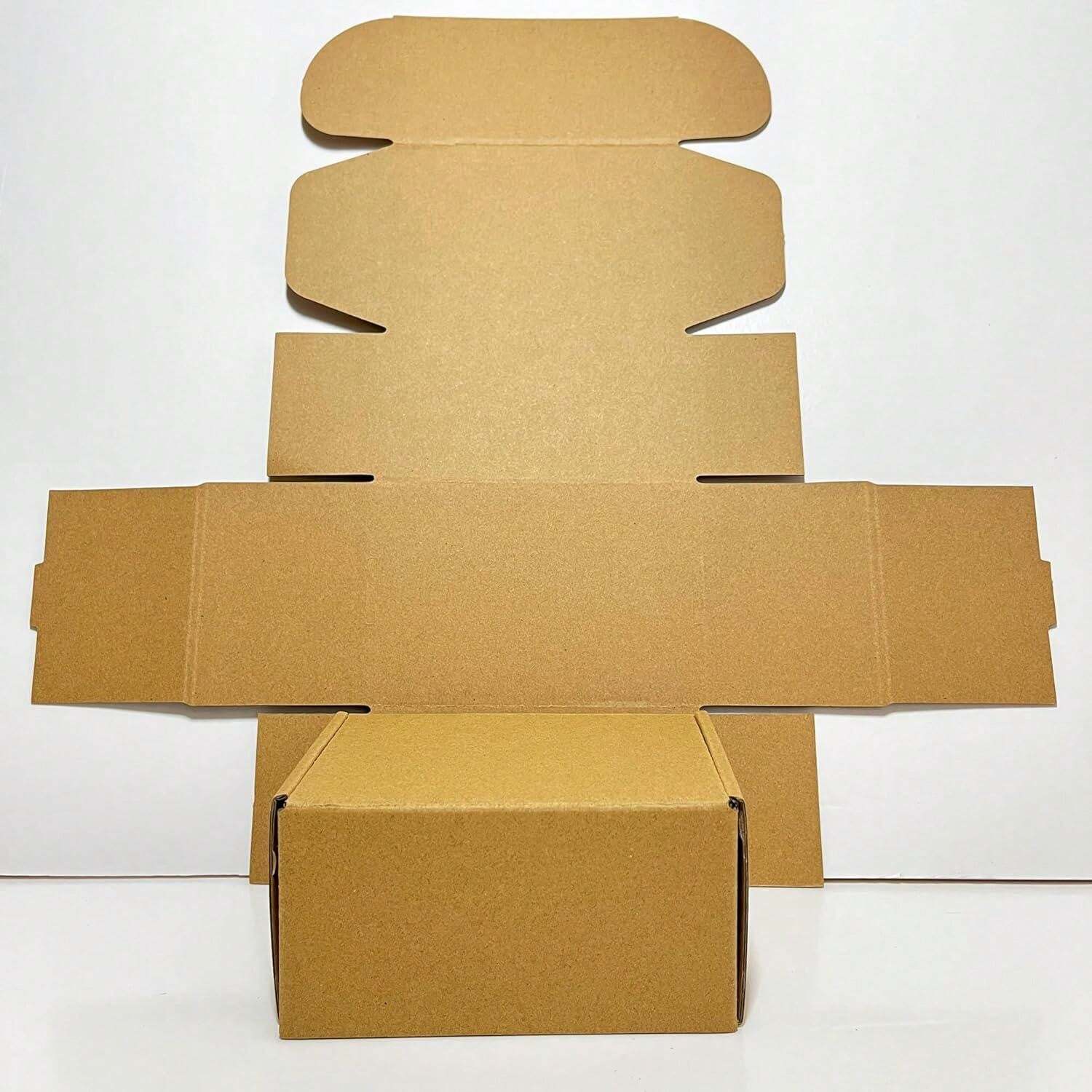 Scatole Di Cartone Per Spedizione 15x10x5 Cm - 30 Pezzi, Pieghevoli, Cartone Ondulato | Per Piccoli Oggetti, E-commerce