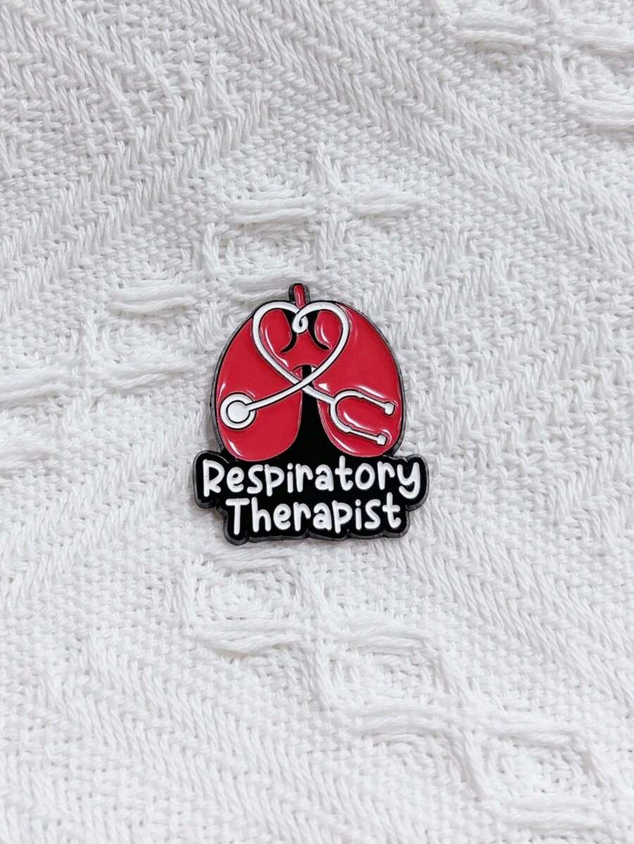 1pc Medical Doctor Enamel Pin Lung Stethoscope Enamel Lapel Badge Pins