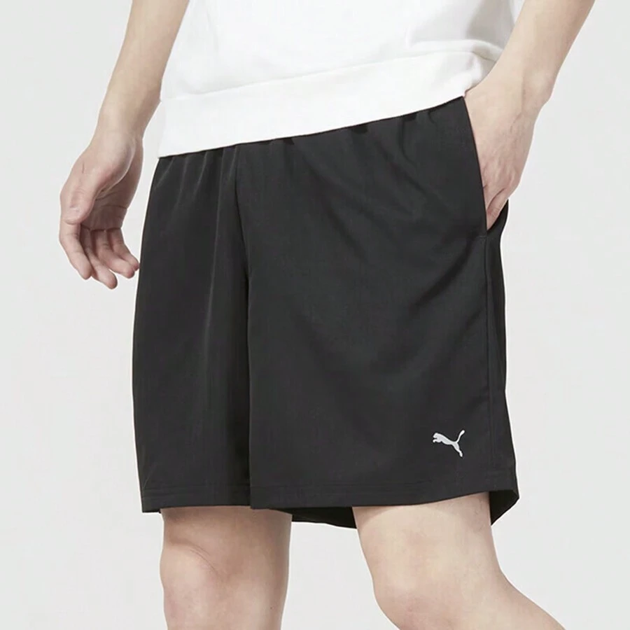 Puma Men's Summer 2026 New Casual Running Training Comfortable Bermuda Shorts 520772 - Black - View 1
