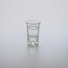 0,5 oz / 15 ml borrelglas ijsbergvorm bodem kristal whiskyglas, loodvrij kristalhelder whiskyglas glaswerk voor het drinken van whisky, bourbon, cognac, Ierse whisky en ouderwetse cocktails wijnglas