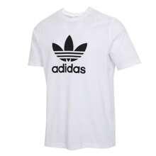 Adidas Originals男裝上衣夏季新款運動服透氣休閒T卹H06644 - 白色 - 查看 4