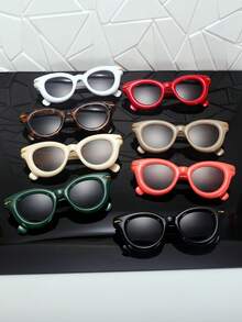 1pc Vintage Steampunk Round Glasses With Studs, Unisex Decorative Eyeglasses For Men And Women - Multicolor - View 9