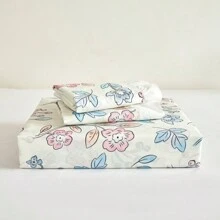 3pcs Flower & Ruffle Edged Bedding Set (1 Duvet Cover, 2 Pillowcases, Pillow & Comforter Not Included) Soft & Comfortable, Suitable For All Seasons, Washable, Ideal For Bedroom And Dorm Room Decor - Hua Hua - View 5