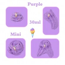 12pcs 30ml DIY Soft & Non-Sticky Cloud Slime Kit With Butter & Fragrance, Toy Gift - Multicolor - View 5