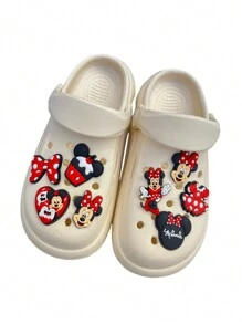 14 件装人物鞋饰配件饰品，适用于木屐泡泡拖鞋凉鞋，生日圣诞派对礼物 - 黑色 - 查看 2