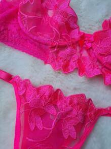 Women Sexy Lingerie Sets - Pink - View 2