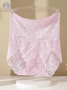 1入女士高腰花邊收腹內褲性感女士內衣