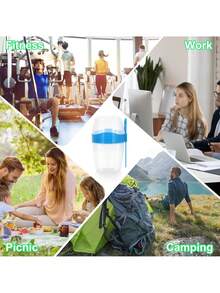 1Pc Breakfast Cups, Yogurt Cups With LIDS And Spoons, Reusable Resealable Cups For Oats, Oatmeal, Granola, Fruit Snacks And Meal Preparation - Multicolor - View 5