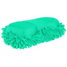 Lincoln Microfibre Grooming Sponge (Green) - Army Green - View 1