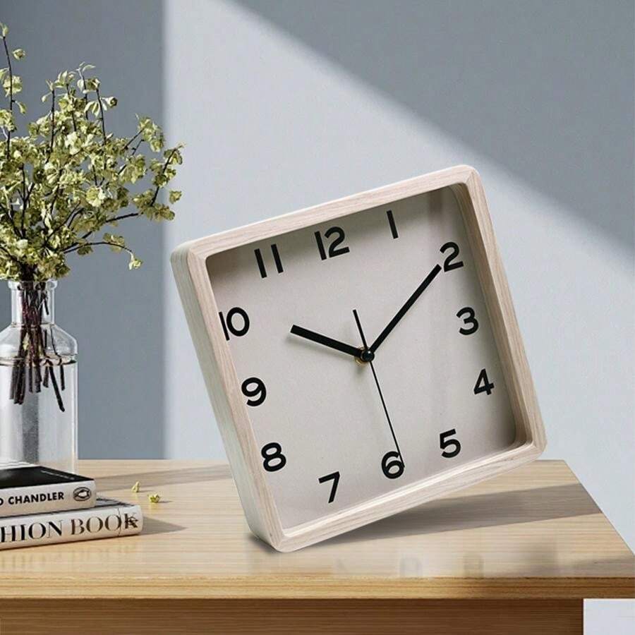 Sveglia Analogica Orologio da Comodino Scrivania Tavolo Silenziosa