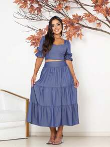 Women Two-Piece Outfits - Rửa trung bình - Xem 1