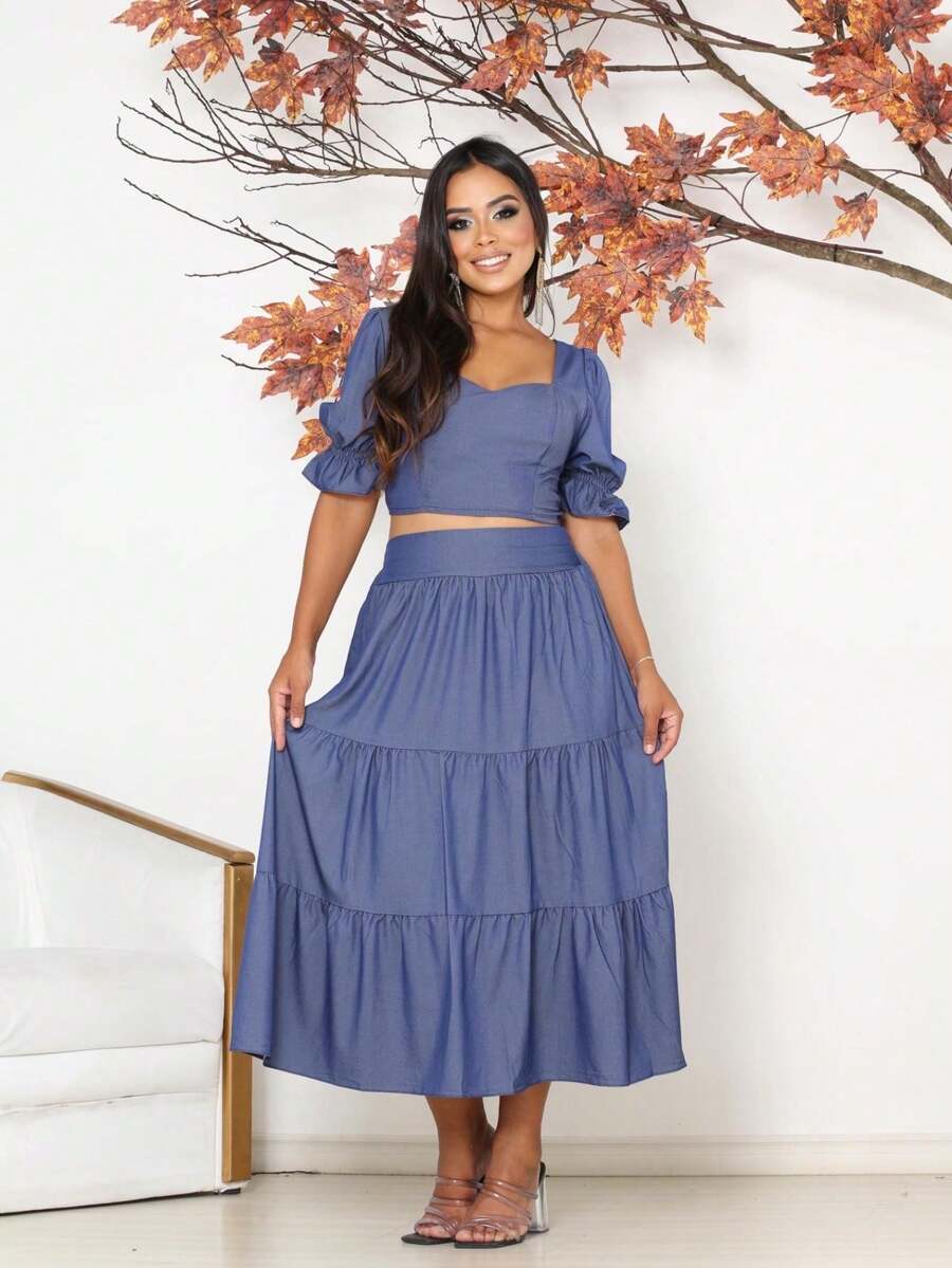 Women Two-Piece Outfits - Rửa trung bình - Xem 1