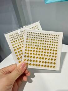 Sexy Glam Up Your Look With These 3D Rhinestone Eye & Face DecorativeDrill Stickers! Halloween - Multicolor - View 22