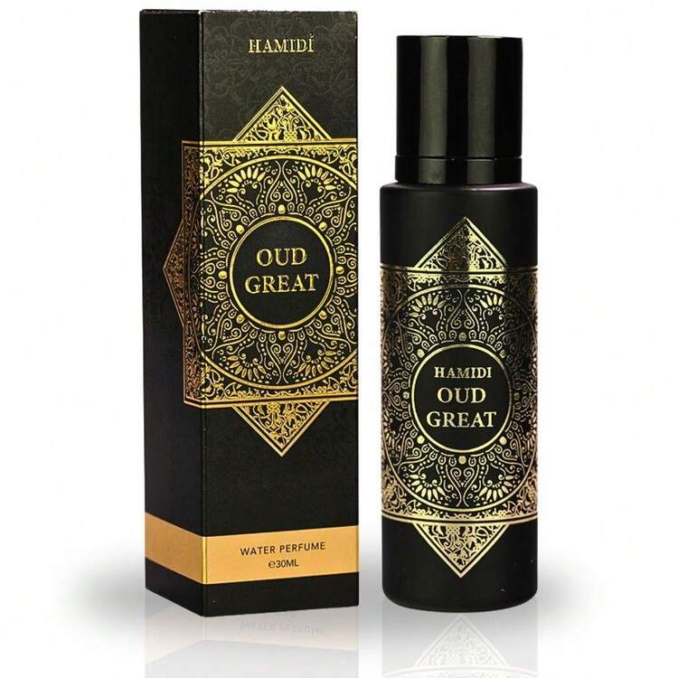 OUD GREAT Water Perfume Spray 30ML (1.01 OZ) By Hamidi | Elevate Your Senses With This Glorious Fresh Floral Scent. - Hoa - Xem 1