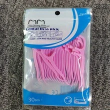 30PCS/Pack Fruit Flavored Floss Stick Portable Toothpick Teeth Picks Tooth Clean Stick Disposable Pocket Dental Floss Oral Care - Multicolor - View 9