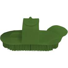 Lincoln Plastic Curry Comb (Green) - Army Green - View 1