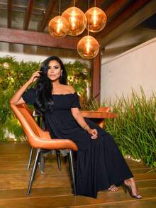 Women Dresses - Đen và đỏ - Xem 6