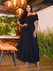 Women Dresses - Đen và đỏ - Xem 5