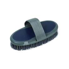 HySHINE Active Groom Sponge Brush (Midnight Navy) - Royal Blue - View 2
