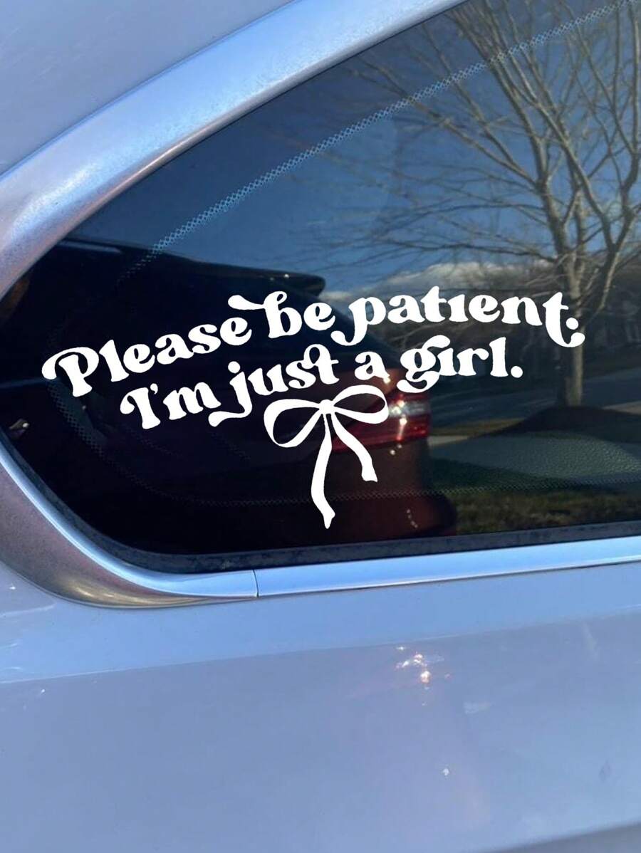 1pc Car Exterior Stickers, Home Decoration Stickers, Personalized Text Stickers